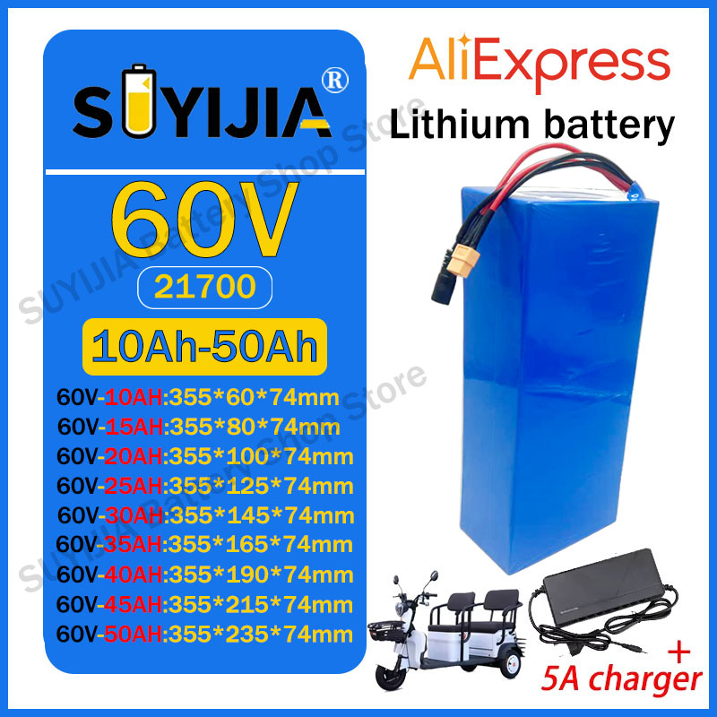 21700 60V 50Ah 45Ah 20Ah 25Ah  - đánh giá và giá 60V 30Ah Electric Scooter Battery