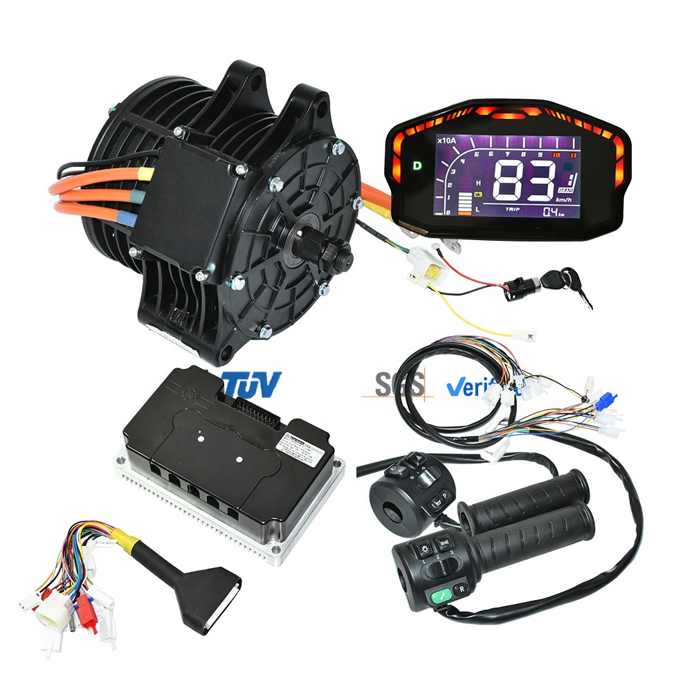MOTOR PMSM Inner Rotor Mid Dri - đánh giá và giá Mid Drive Motor Kit 72V 3000W